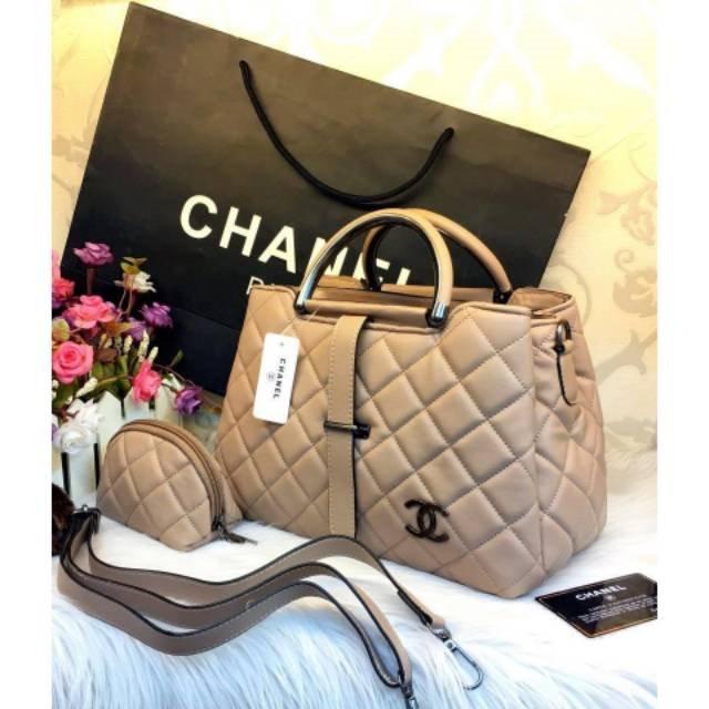 Chanel Lidah Tas Bahu hand bag Wanita