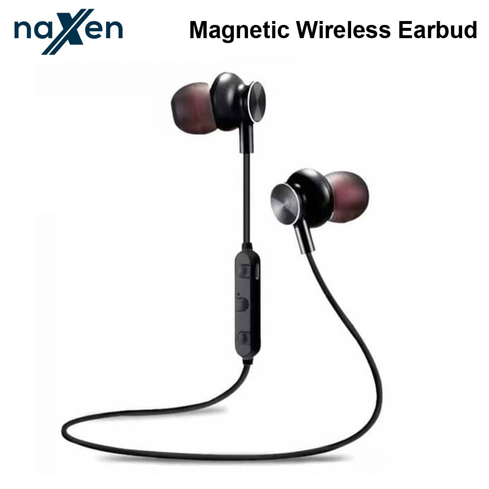 Naxen M6 Magnetic Wireless Bluetooth Earphone Sports Stereo Headset with Microphone Wireless Headphone Mobile Phone