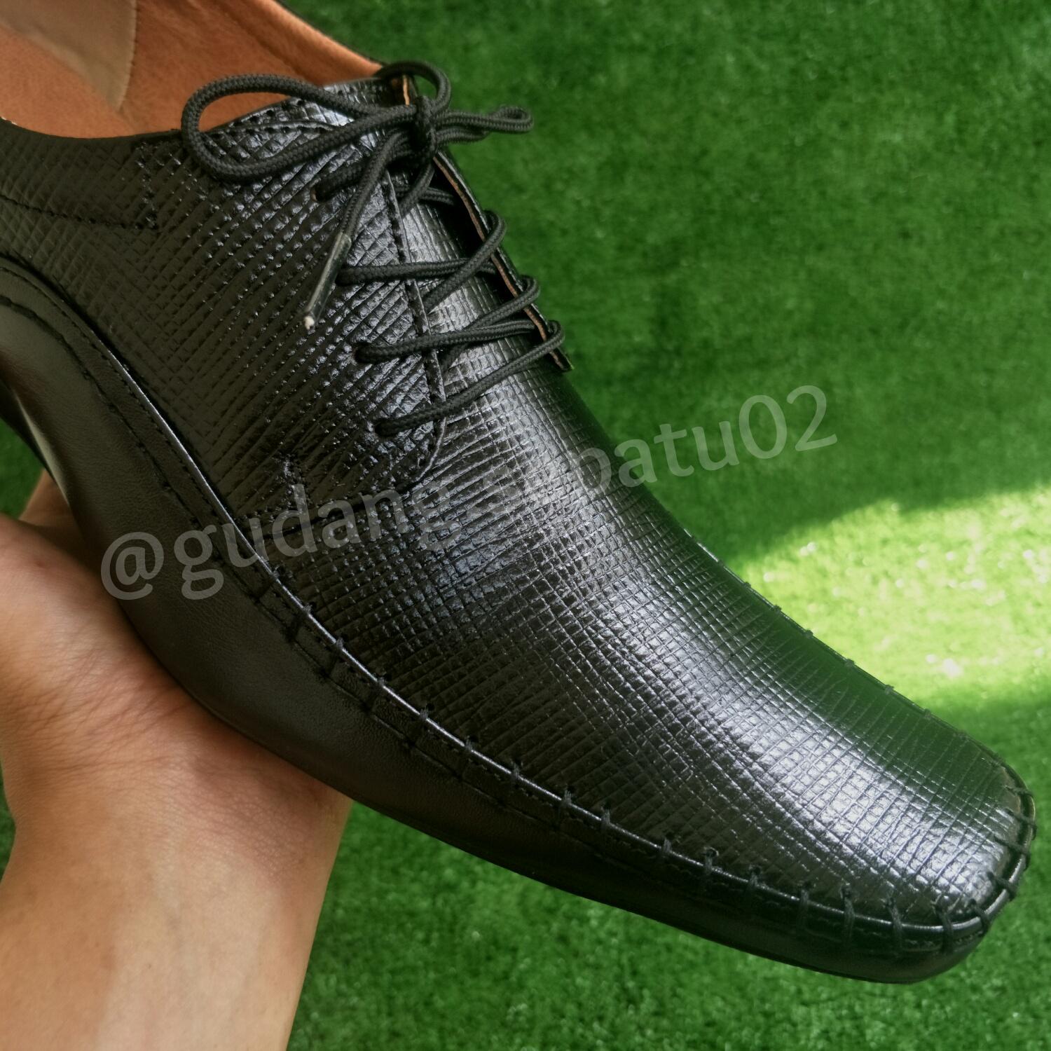 Sepatu Louis Vuitton Pantofel Premium Quality Kulit Asli Pria Formal Kerja Kantor Murah