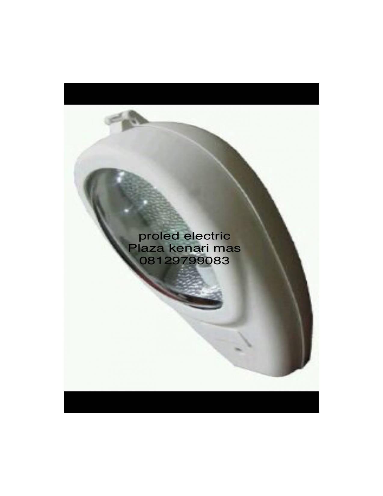 kap lampu jalan cobra bahan plastik pvc fiber e40