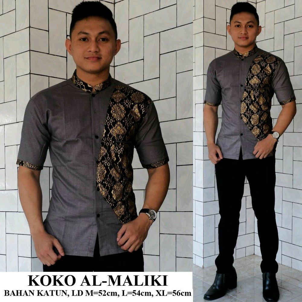 Koko al-maliki - koko - koko batik - baju koko - batik - batik pria - batik kantor - seragam batik di lapak Batik Gaul Pekalongan nur_janah2611