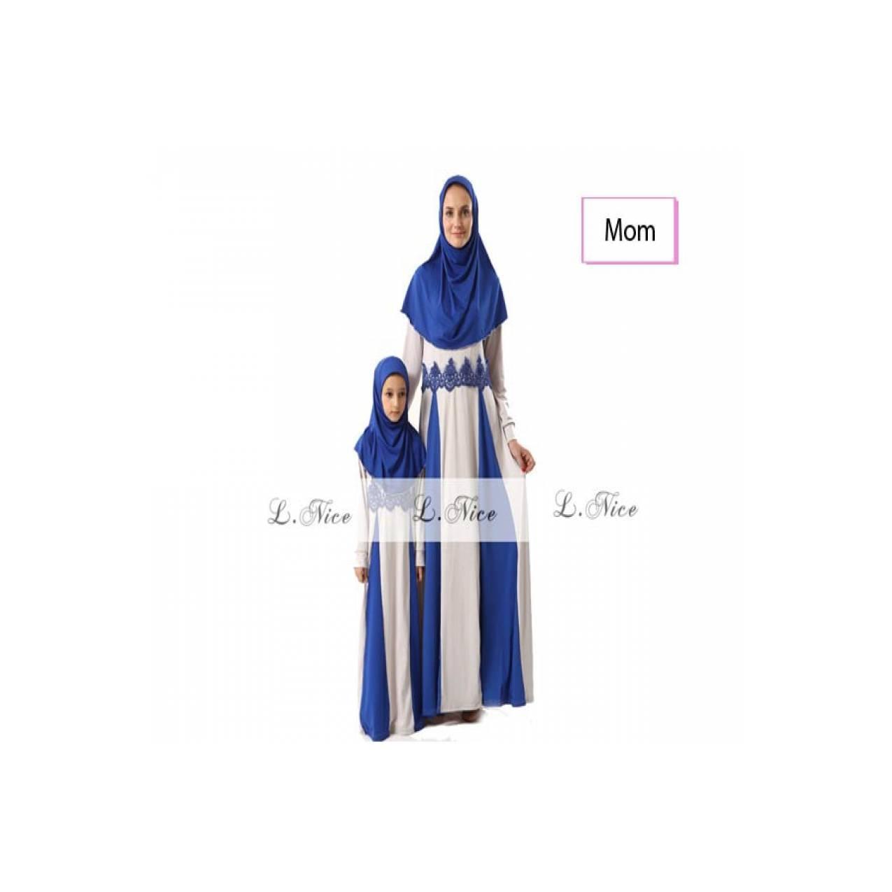 jual baju muslim gamis anak perempuan wanita koko couple AGD3328