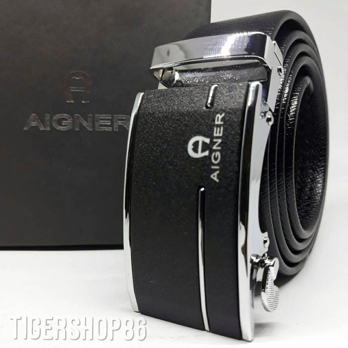 IKAT PINGGANG GESPER BELT PRIA KULIT IMPORT REL OTOMATIS JAMAN SEKARANG AGR54AW