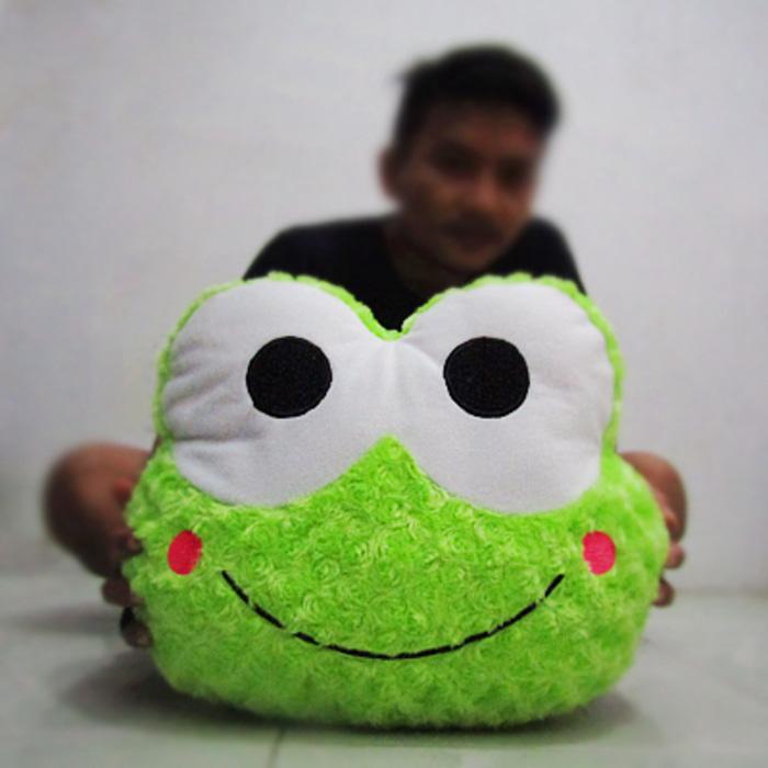 TERLARIS!!! Bantal Boneka Kepala Keroppi Snail - lSTRgl