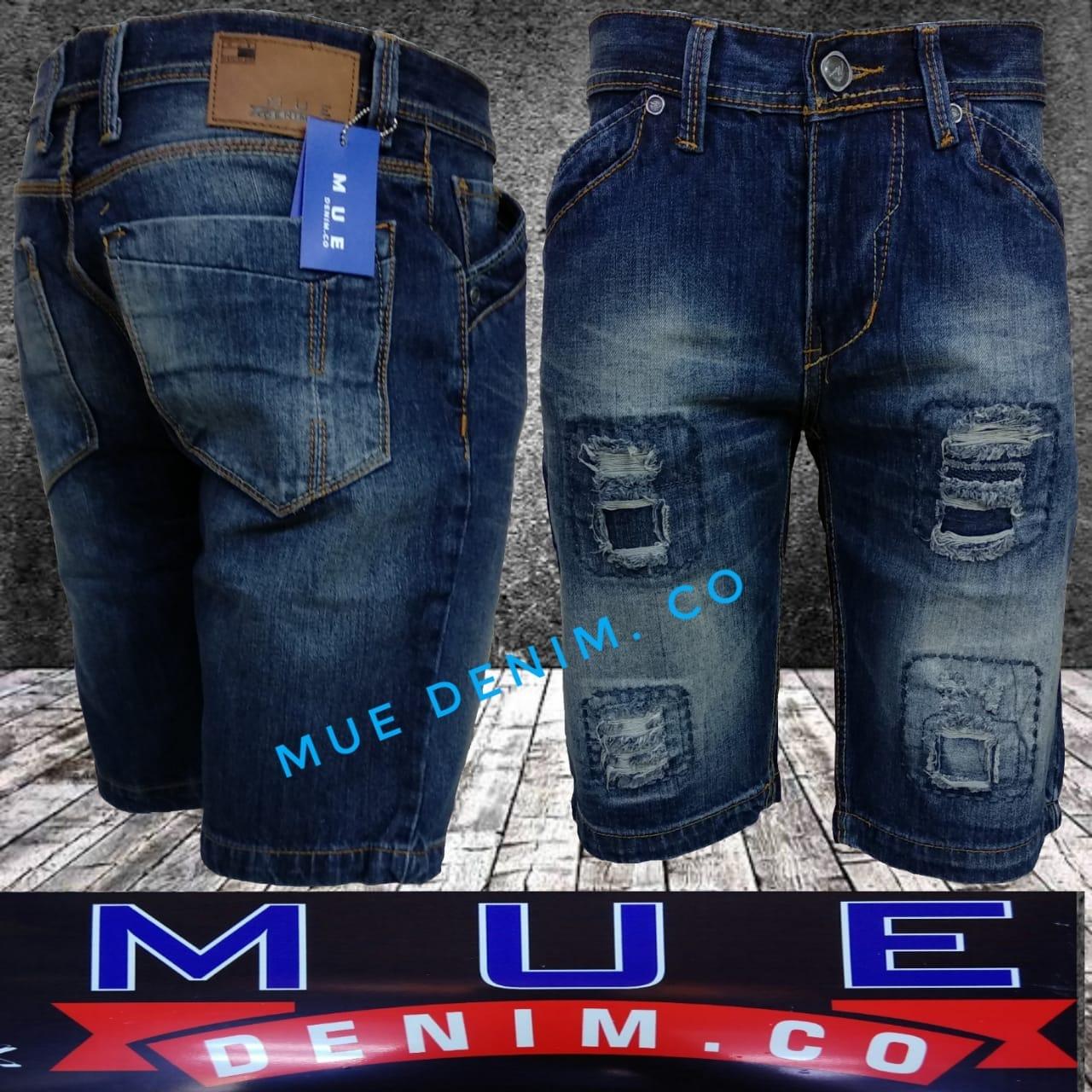 CELANA JEANS PENDEK PRIA TERBAIK / MUE DENIM.CO