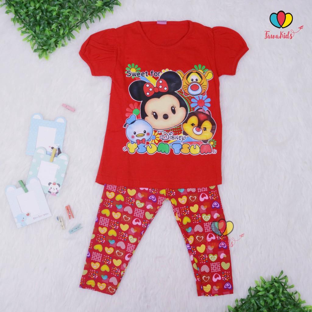 Setelan Catty Uk. 5-6 Th / Setelan Anak Perempuan // Setelan Anak Cewe