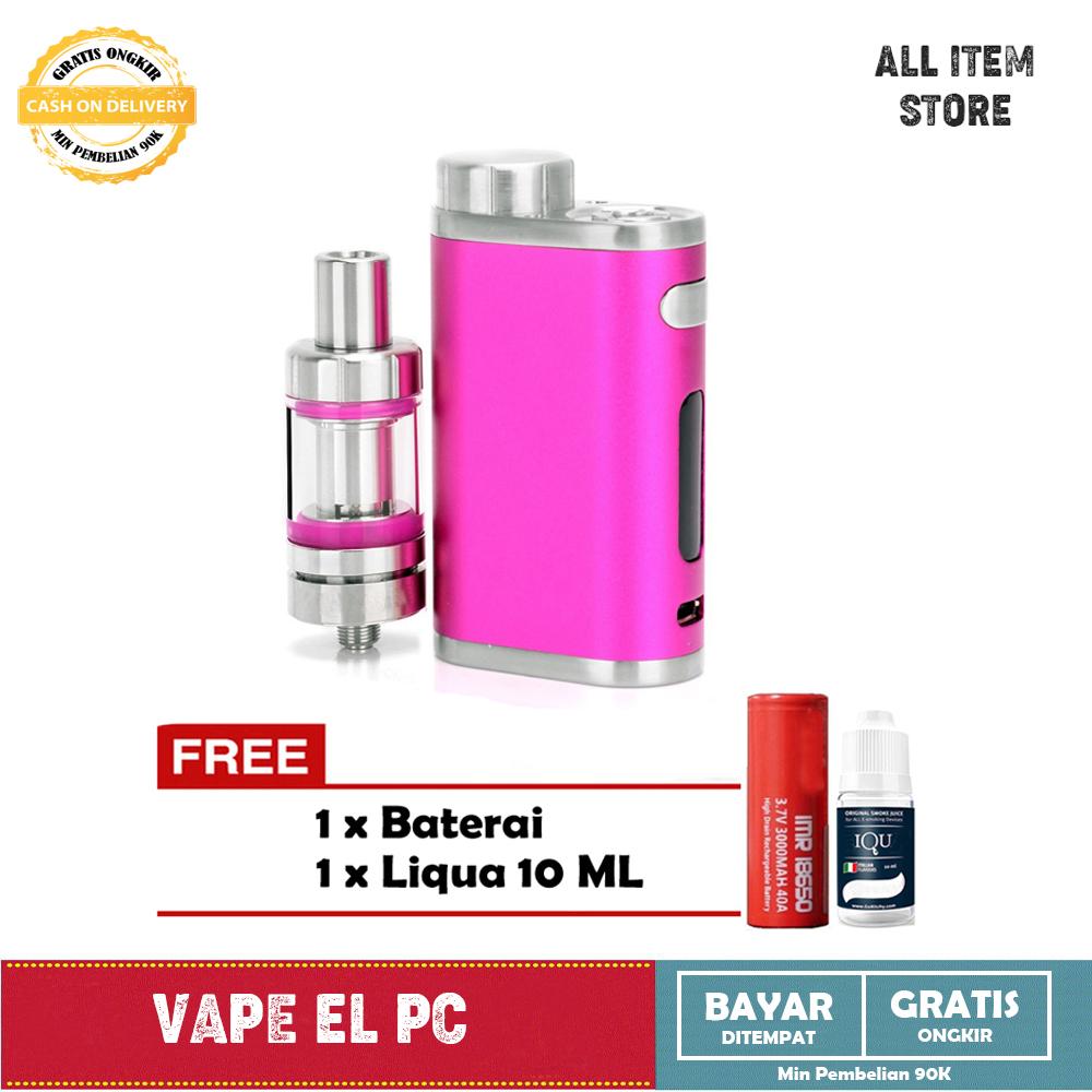 Paket Siap Ngebul EL PC Vape / Rokok Elektirk Murah 75 W 5V Stater Kit + Free Baterai dan Liquid Paket Siap Ngebul EL PC Vape / Rokok Elektirk Murah 75 W 5V Stater Kit + Free Baterai dan Liquid