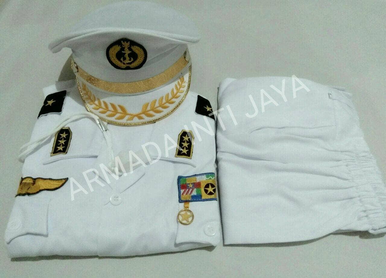 Seragam Anak Jenderal TNI AL ukuran 5 - 6 l Baju Karnaval l Kostum Ana