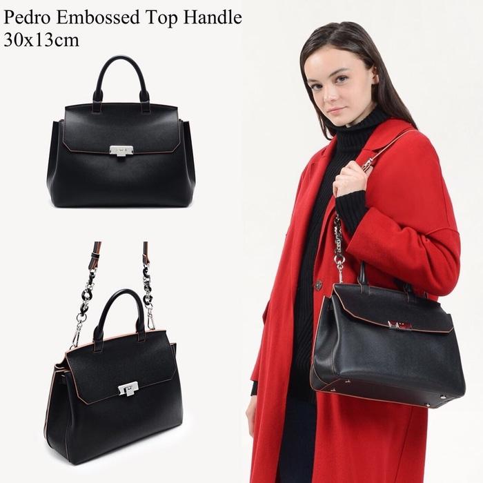 TAS PEDRO EMBOSED TOP HANDLE ORIGINAL