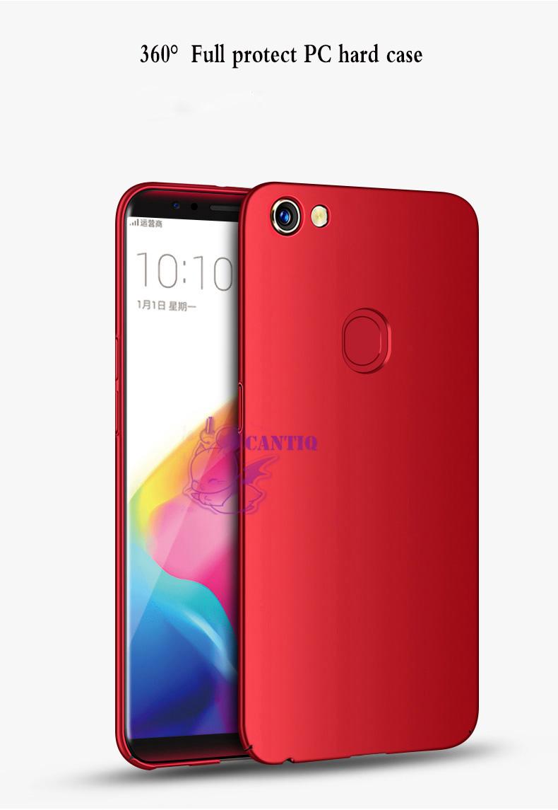 QCF Case Oppo A73 Hard Slim Red Mate Anti Fingerprint Hybrid Case Baby Skin Oppo A73 / Baby Hardcase Oppo A73 / Baby Skin Oppo A73 / Casing Oppo A73 / Case Oppo A73 - Merah / Red