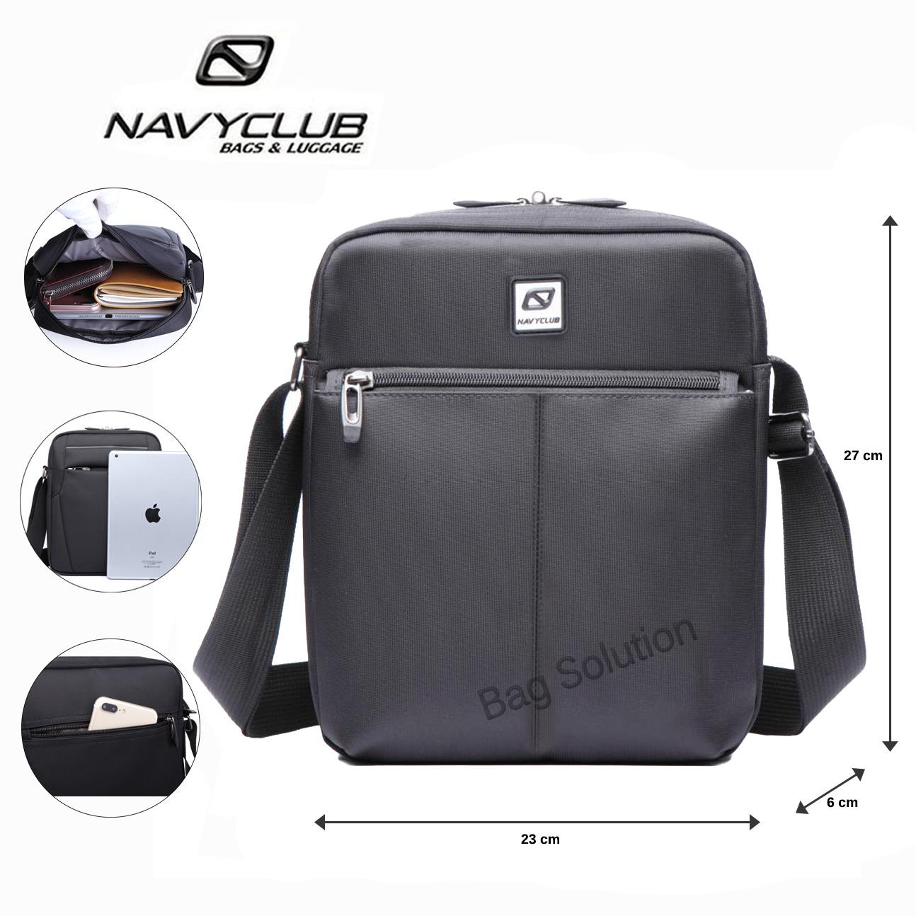 Navy Club Tas Selempang Sling Bag Tablet Ipad Tahan Air 5550 - Tas Pria Tas Wanita