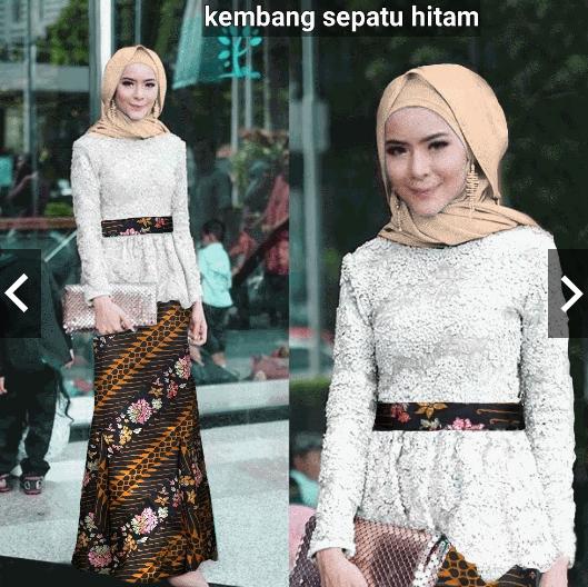 IndonesiaHeritage Setelan Kebaya Pesta Modern Brukat - Setelan Batik Pesta Wanita Brukat - Wisuda - Fashion Busana Kondangan Muslimah Muslim Wanita - Gamis Pesta Kebaya - Gaun pesta Party Maxi Dress Brukat Brokat ihadelia