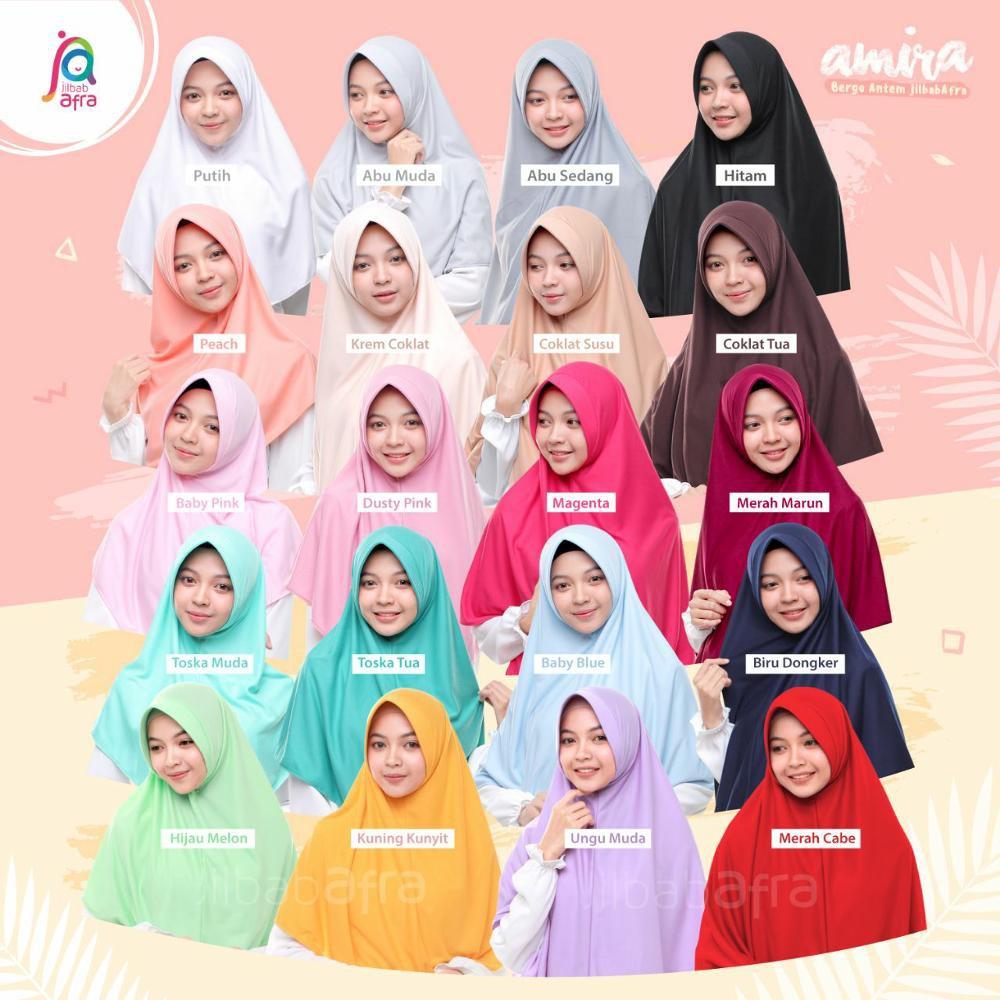 Jilbab Afra (AMIRA) XL + GRATIS SOUVENIR + Disc.15% + Voucher 10Rb.