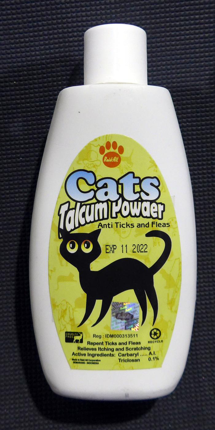 Paling Laku Bedak Kucing Raid All Cats Talcum Powder Anti Ticks And F