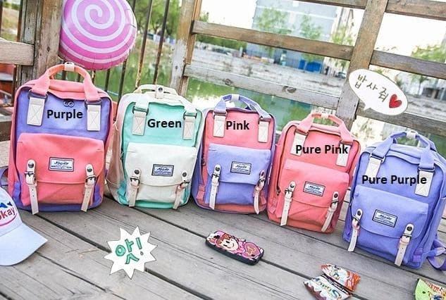 HARGA PROMO!!! JUAL SUGAR CANDY COLOR BACKPACK / TAS PUNGGUNG / TAS KULIAH / TAS - EKzP0X