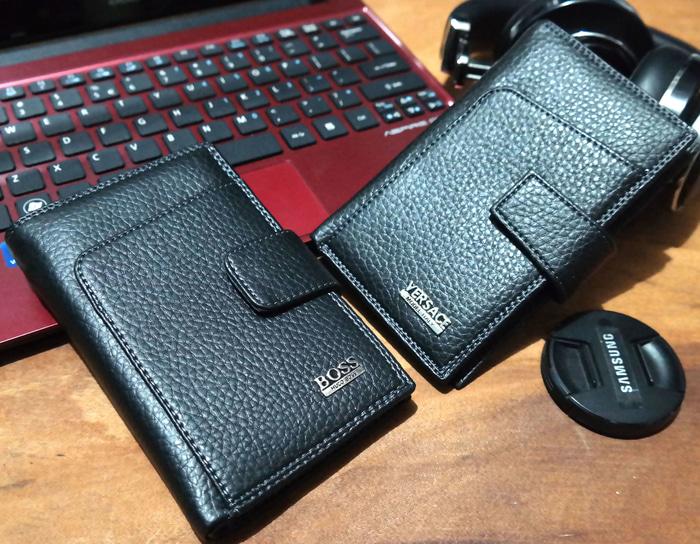 New Model Dompet Kulit Sinthetis BOSS dan VERSACE - rvp385