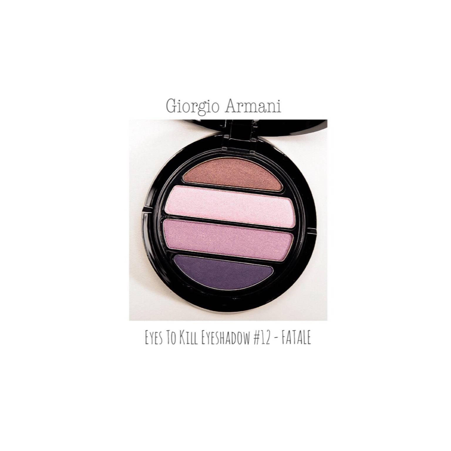 Giorgio Armani eyes to kill eyeshadow quad shade 12 - FATALE