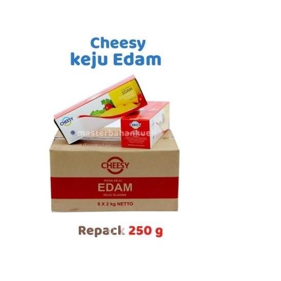 Cheesy Keju Edam Repack 250 gr