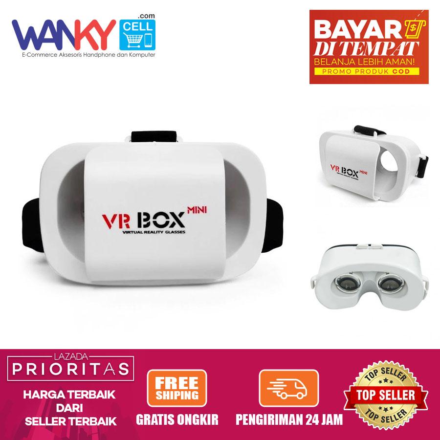 VR Box Mini Max 6 Inch Virtual Reality 3D Glasses For Smartphone - Putih