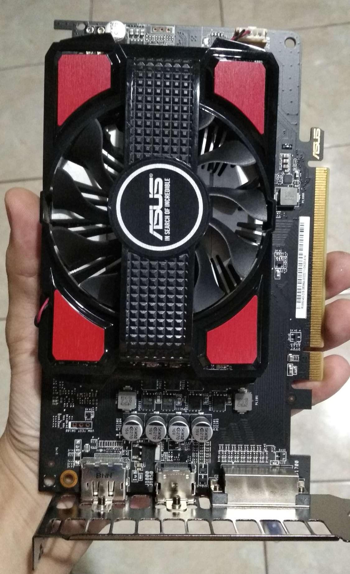 VGA ASUS RX550 4GB 128BIT DDR5 RESMI