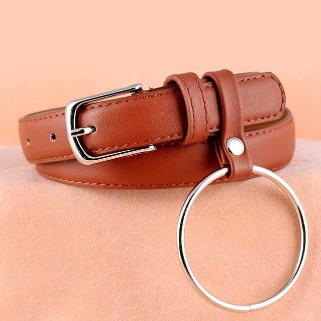 Vienna Linz Ikat Pinggang Wanita Reny Round Buckle Ring 108cm Women Fashion Accessories Belt Gesper Sabuk Celana Baju Dress Rok Ban Pinggang Attractive Leather Belt Outdoor Kerja Formal Casual Rapi Keren Mewah Fashionable Pelengkap Busana s5102