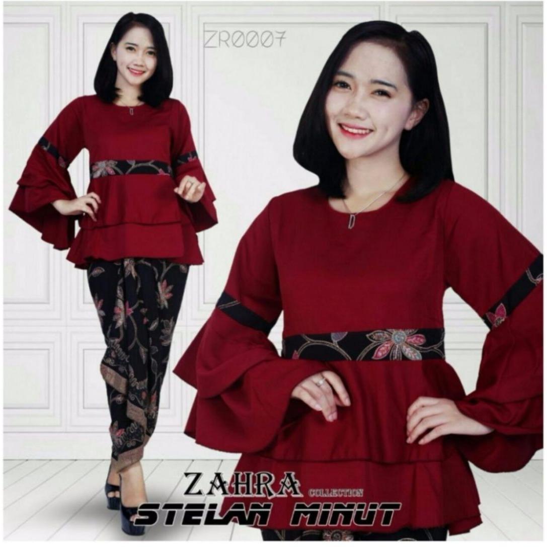Shining Collection Stelan Kebaya Kombinasi Yedani dan Rok Lilit Batik