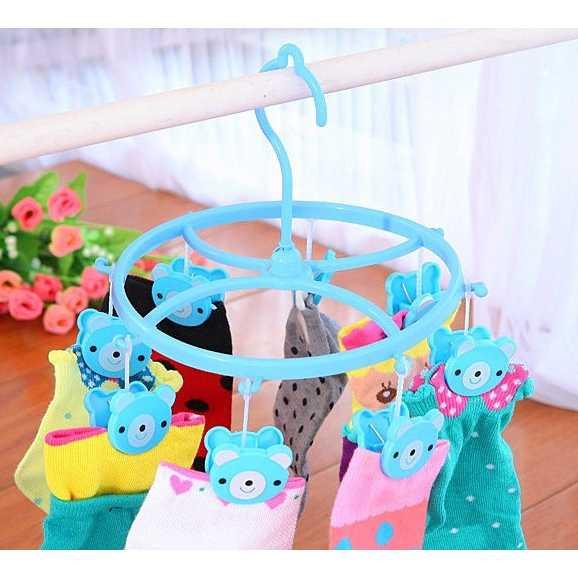 Gantungan Kaos Kaki Celana Bayi Lucu / Hanger Gantung Kartun - X129