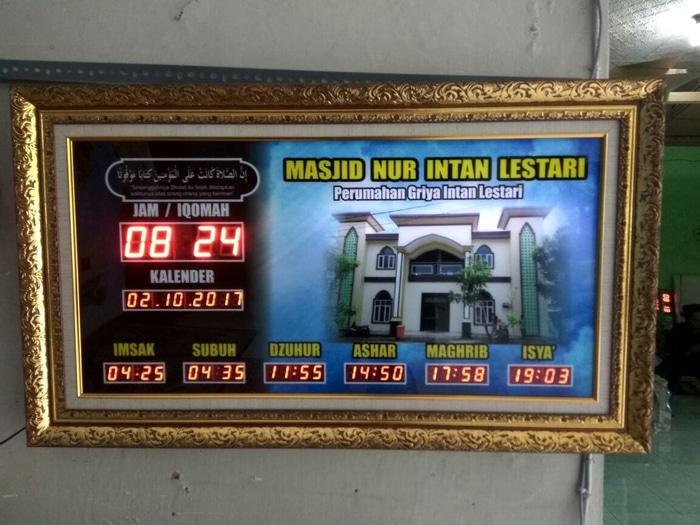 Promo Jam dinding digital untuk masjid murah Original