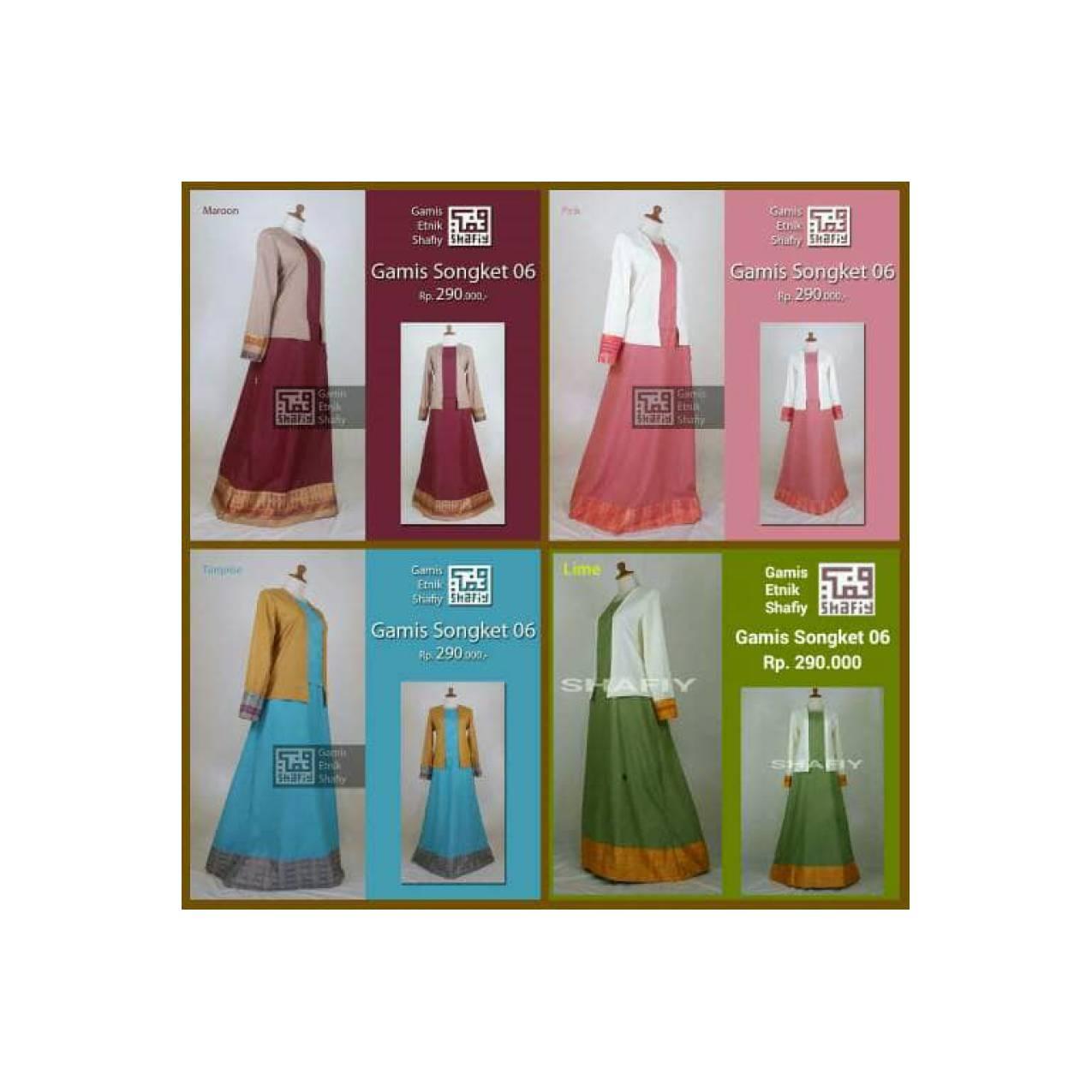 Gamis Etnik Shafiy GS 06 / Baju Muslim Wanita