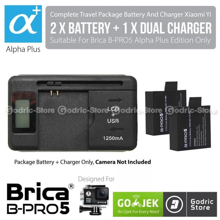 Ready! Complete Set Baterai Charger Original Brica B-Pro 5 Alpha Plus (Ap) - ready stock