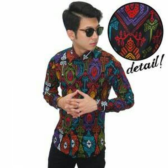HARGA SPESIAL!!! Baju batik pria distro multicolor - LwjhC8