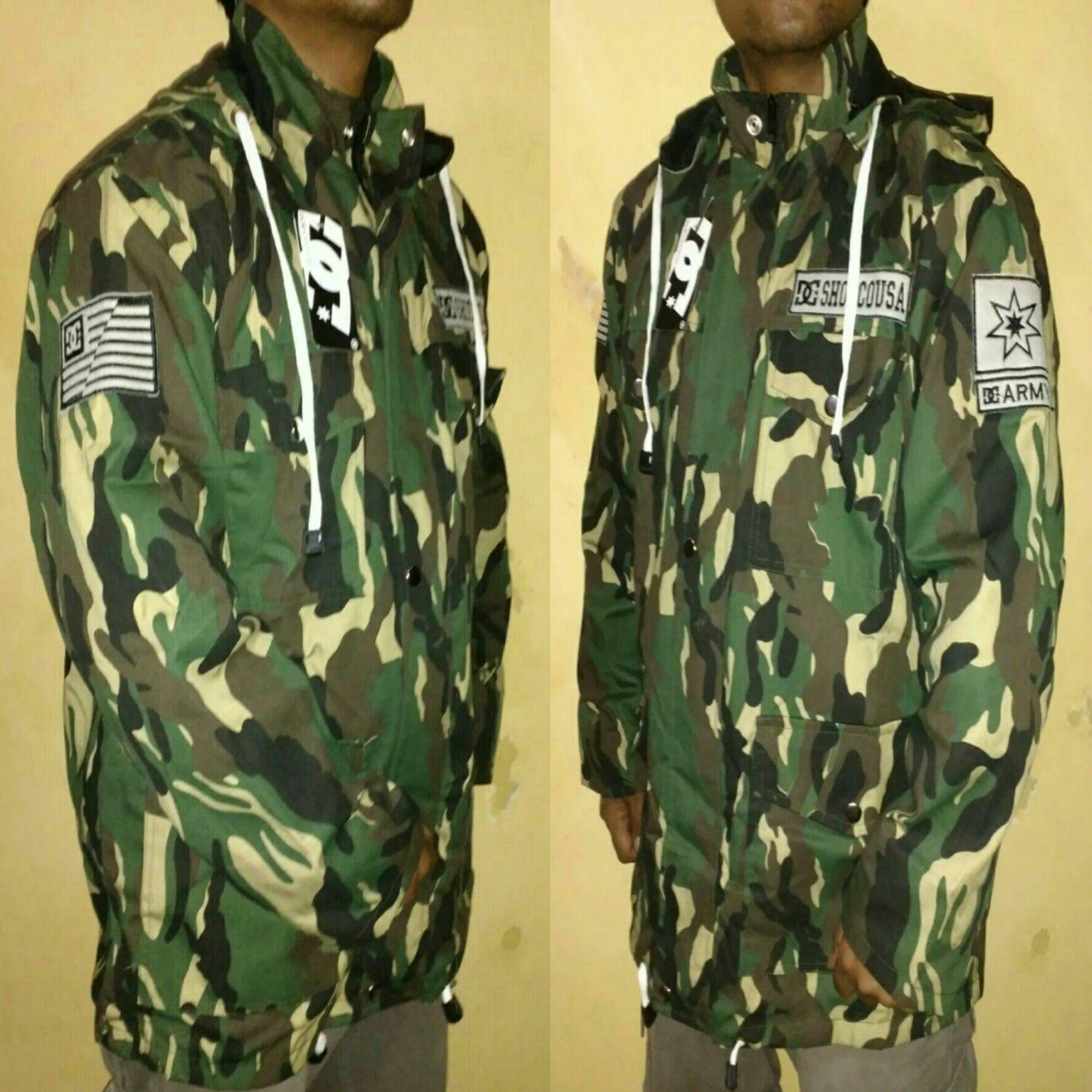 parka jaket loreng