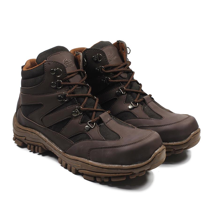 TOPSOK SHOES NAVIGATOR SEPATU PRIA DELTA BOOTS SAFETY TRACKING HIKING GUNUNG KERJA PROYEK-COKLAT