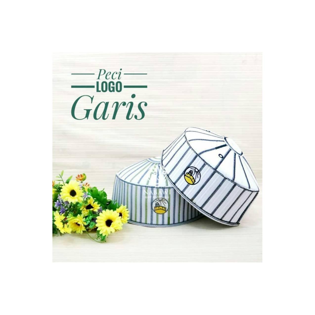 PECI LOGO GARIS per kodi(20 pcs) - Putih