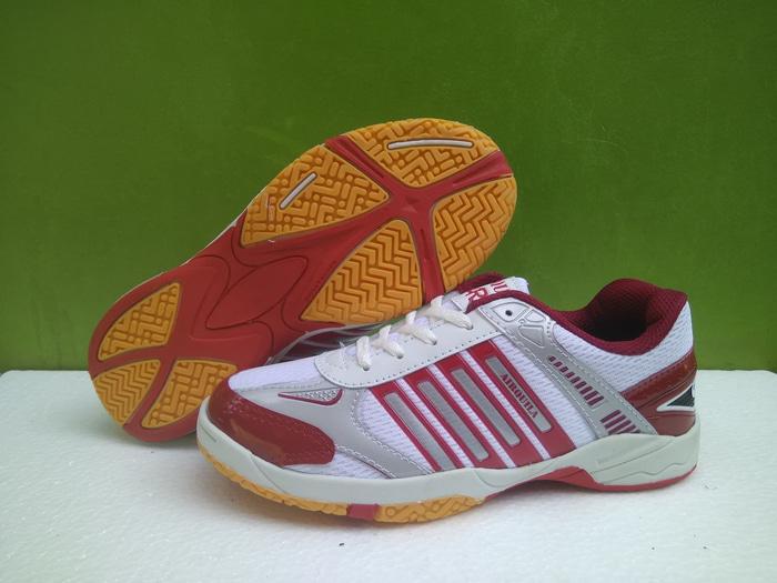 Sepatu Badminton Bulutangkis Airquila Red Original Terlaris di Lazada