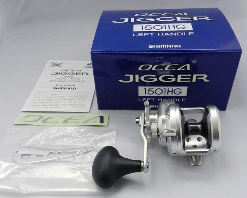 Reel Jigging Shimano Ocea Jigger 1501HG Handle Kiri
