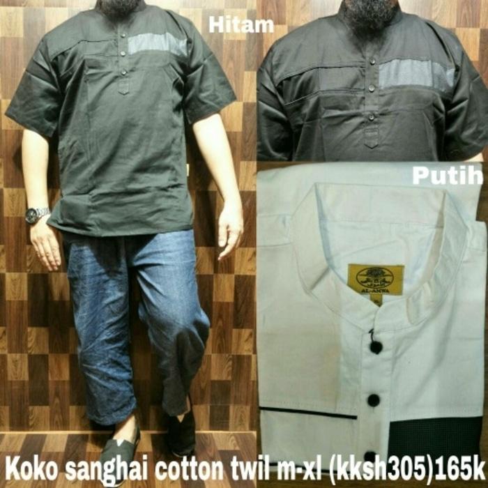 Koko Cotton Twill M-XL Al Amwa Muslim Jubah Gamis Sirwal Setelan Anak