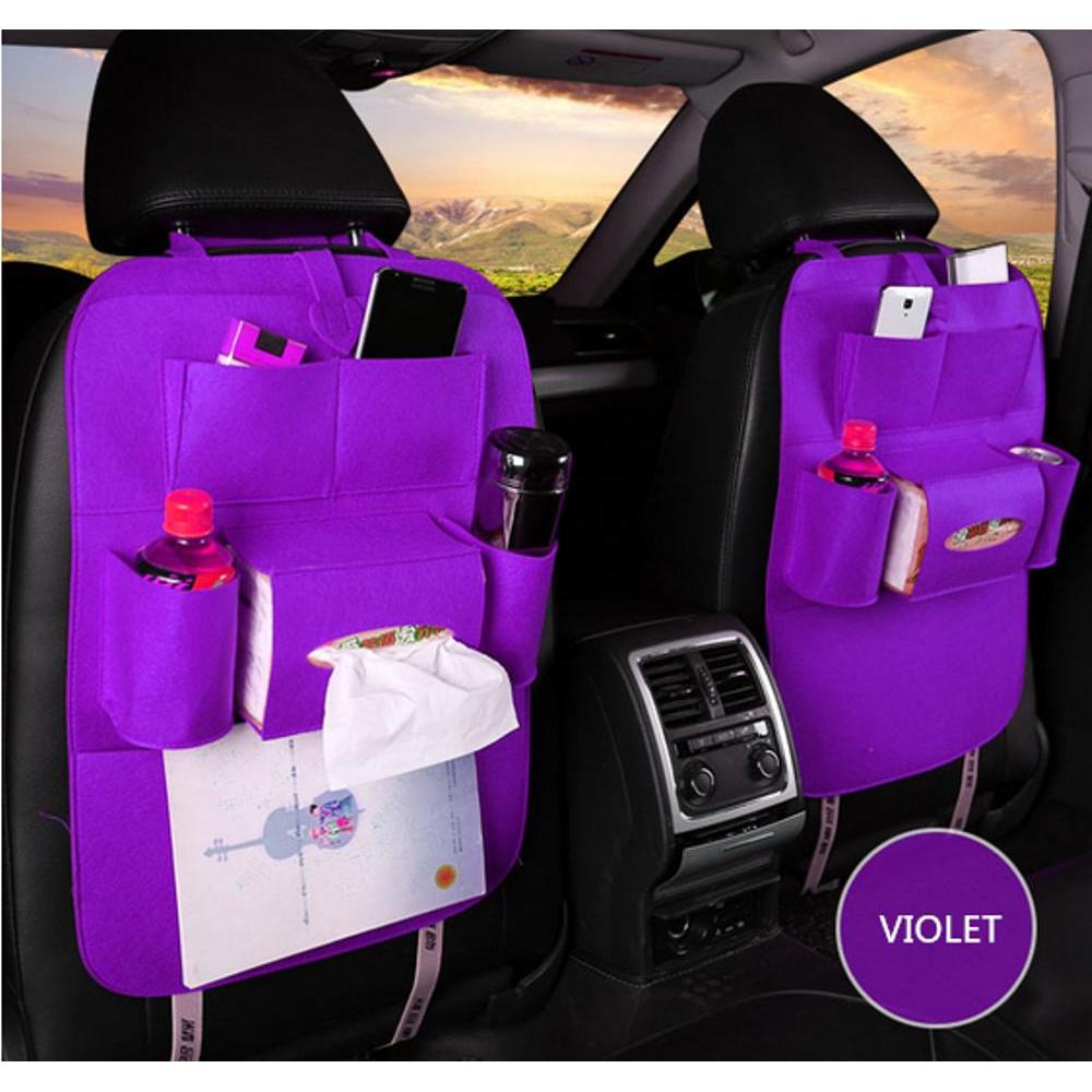 Car Seat Organizer Tas Mobil Multifungsi dipasang di Belakang Jok - 1pcs