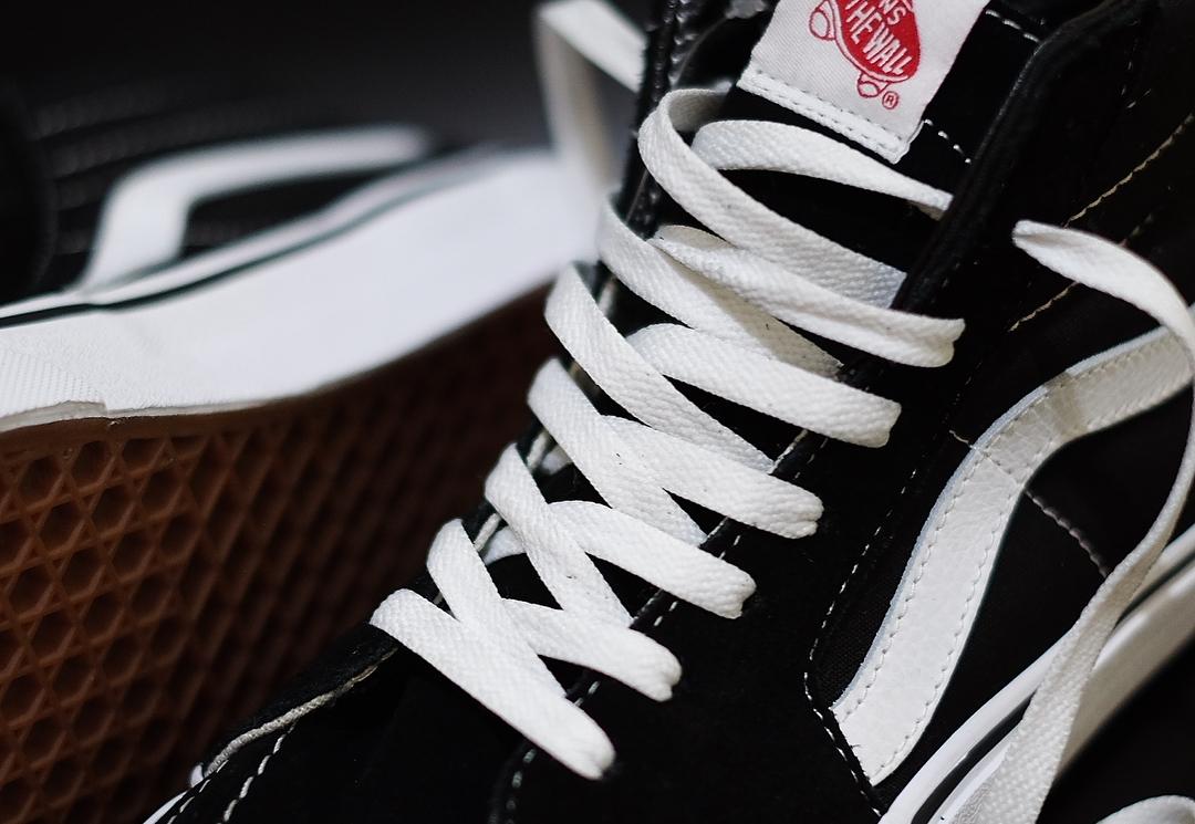 VANS SK8 HI BLACK WHITE