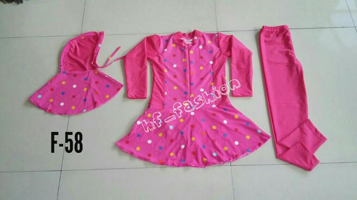 BEST SELLER!!! baju renang muslim anak usia 6 sd 10th - kWstYE