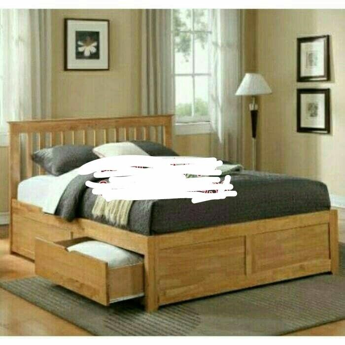 Promo buffet custom bekasi nmer 2, laci 2 buah , atas papan dengan storage Original