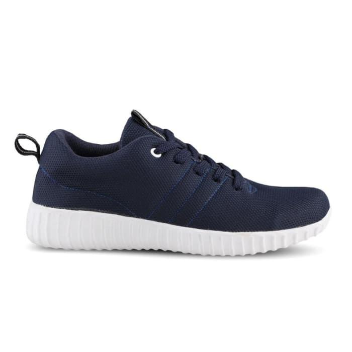 HOT SPESIAL!!! Distro Bandung VR 358 Sepatu Kets Sneakers dan Kasual Pria - Navy - Putih, 36 - F3U3oL