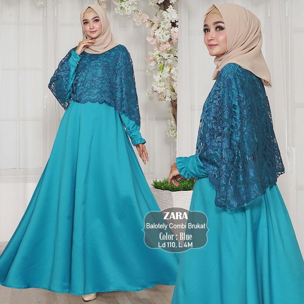 Key&kay Gamis muslimah syar'i brukat balotelly zara premium