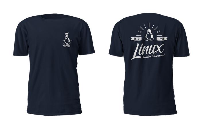 Harga Spesial!! Kaos Gnu Linux Operating System Os Distro (GamerU002FprogrammerU002Fgeek Shirt - ready stock