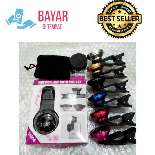 Lensa Superwide U004 Super Wide 0,4x Box Ungu Panjang Go Pro Murah