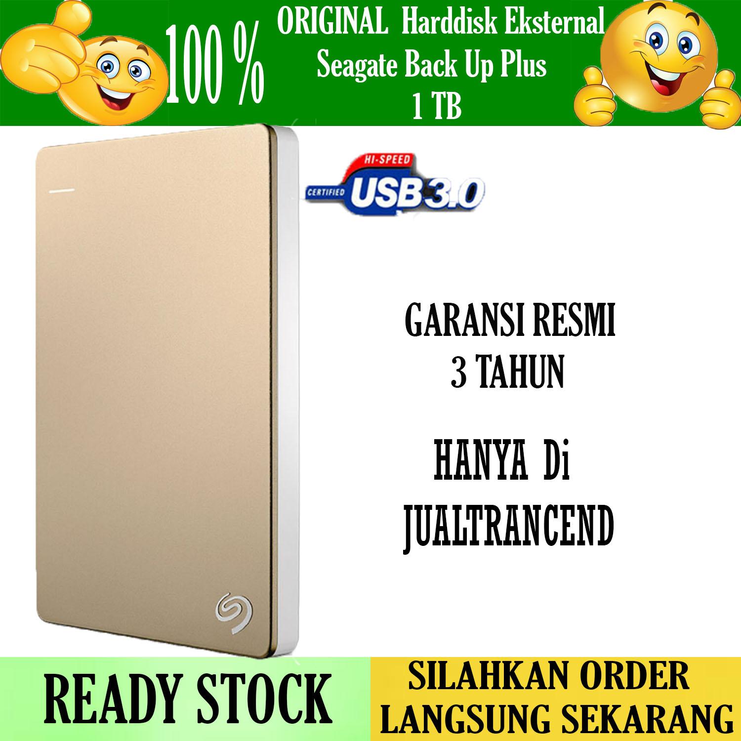Seagate Backup Plus Slim 1TB - HDD - HD - Hardisk External 2.5 Gold