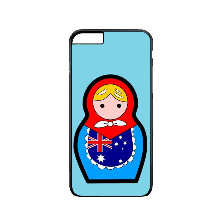 Casing Custom iPhone 6 Plus 6s Plus Australia Matroska Fifa 2018 L2555