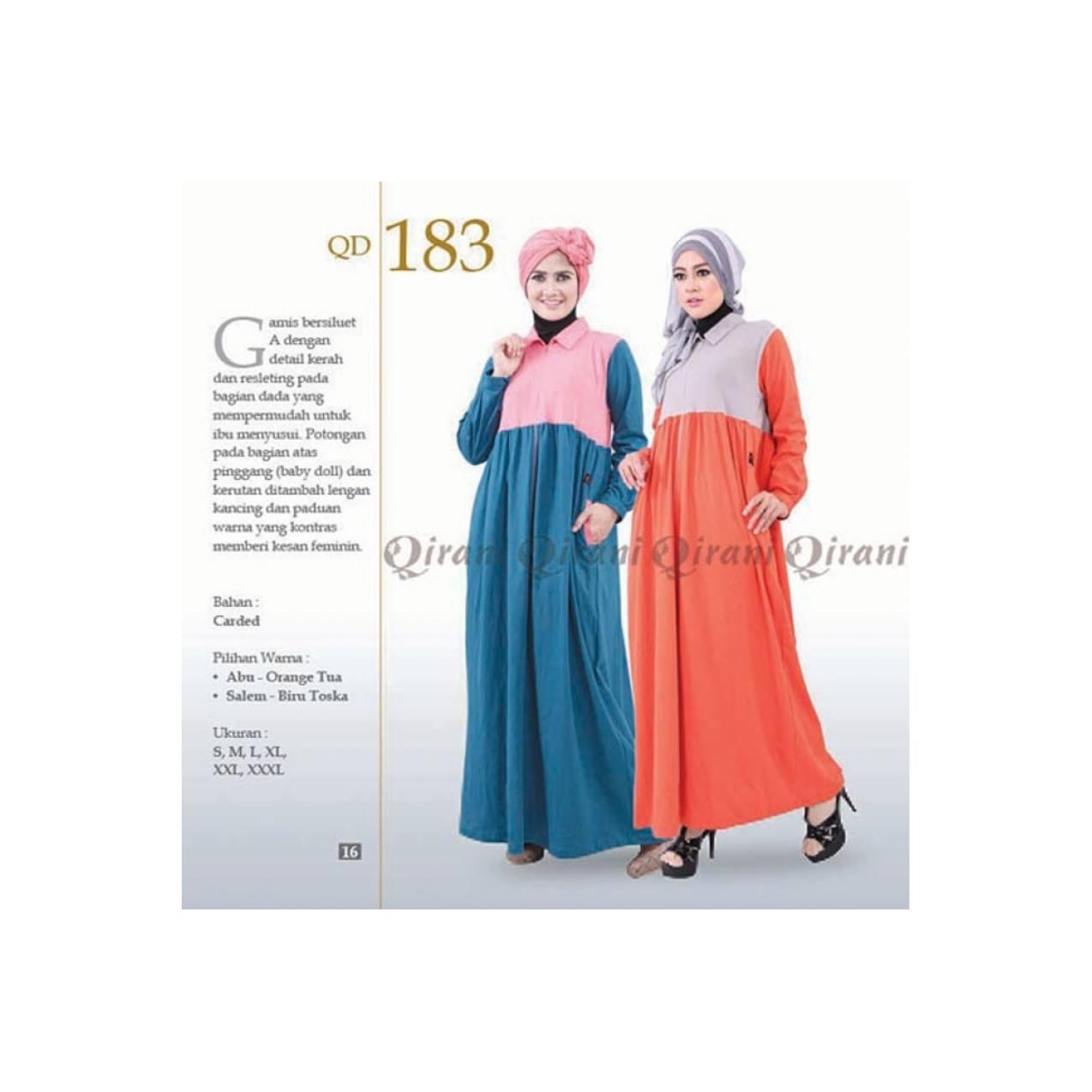 gamis kaos qirani qd 183 XXL XXXL