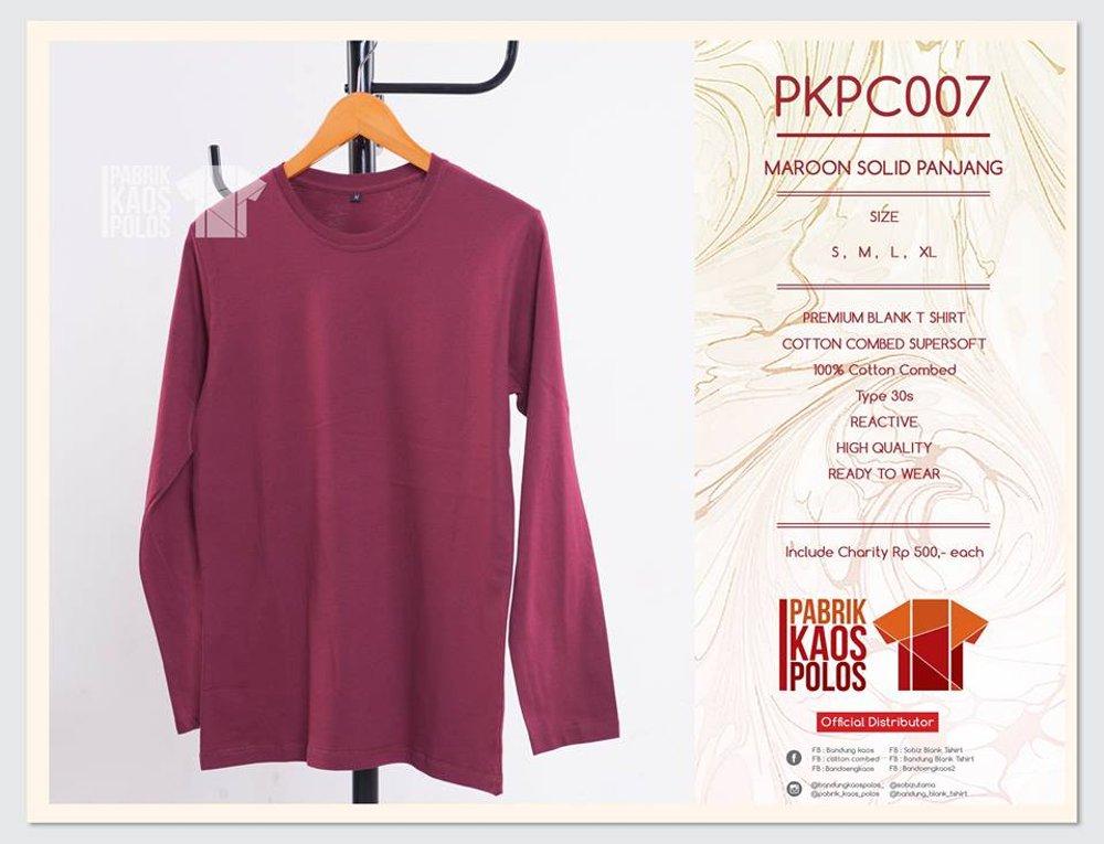 JUAL muraah kaos polos panjang kwalitasnya DISTRO dan READY STOCK di lapak Pabrik Kaos Polos bandungblanktshirt