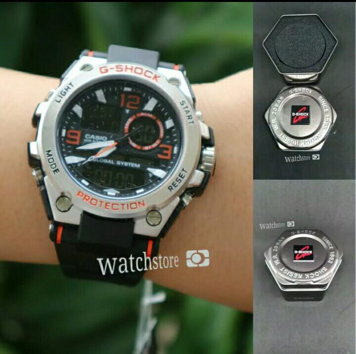 JAM TANGAN PRIA SPORT GRAVITASY GA-1000 G-SH0CK WATER RESIST 30M